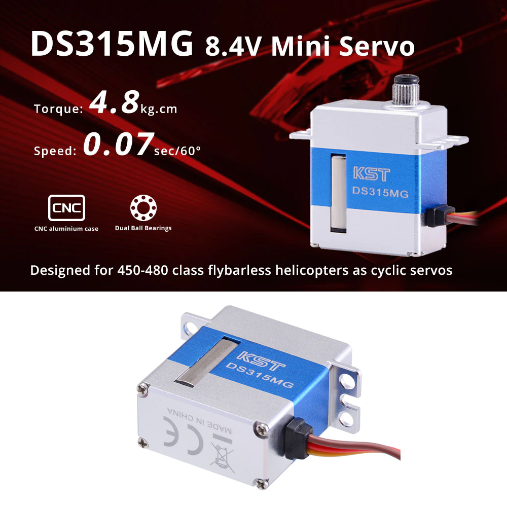 KST DS215MG/ DS315MG /DS525MG  - Rc Helicopter Servo incelemesi ve fiyatı