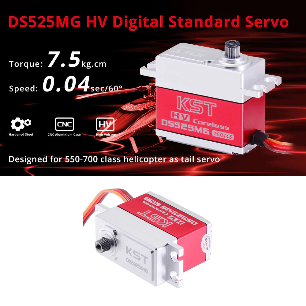 KST DS215MG/ DS315MG /DS525MG  - Rc Helicopter Servo incelemesi ve fiyatı